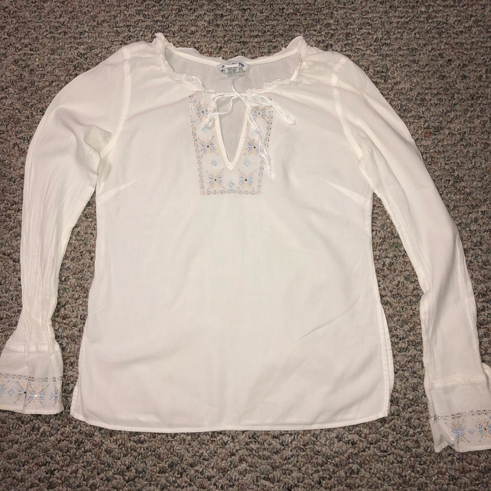 Abercrombie and Fitch peasant top